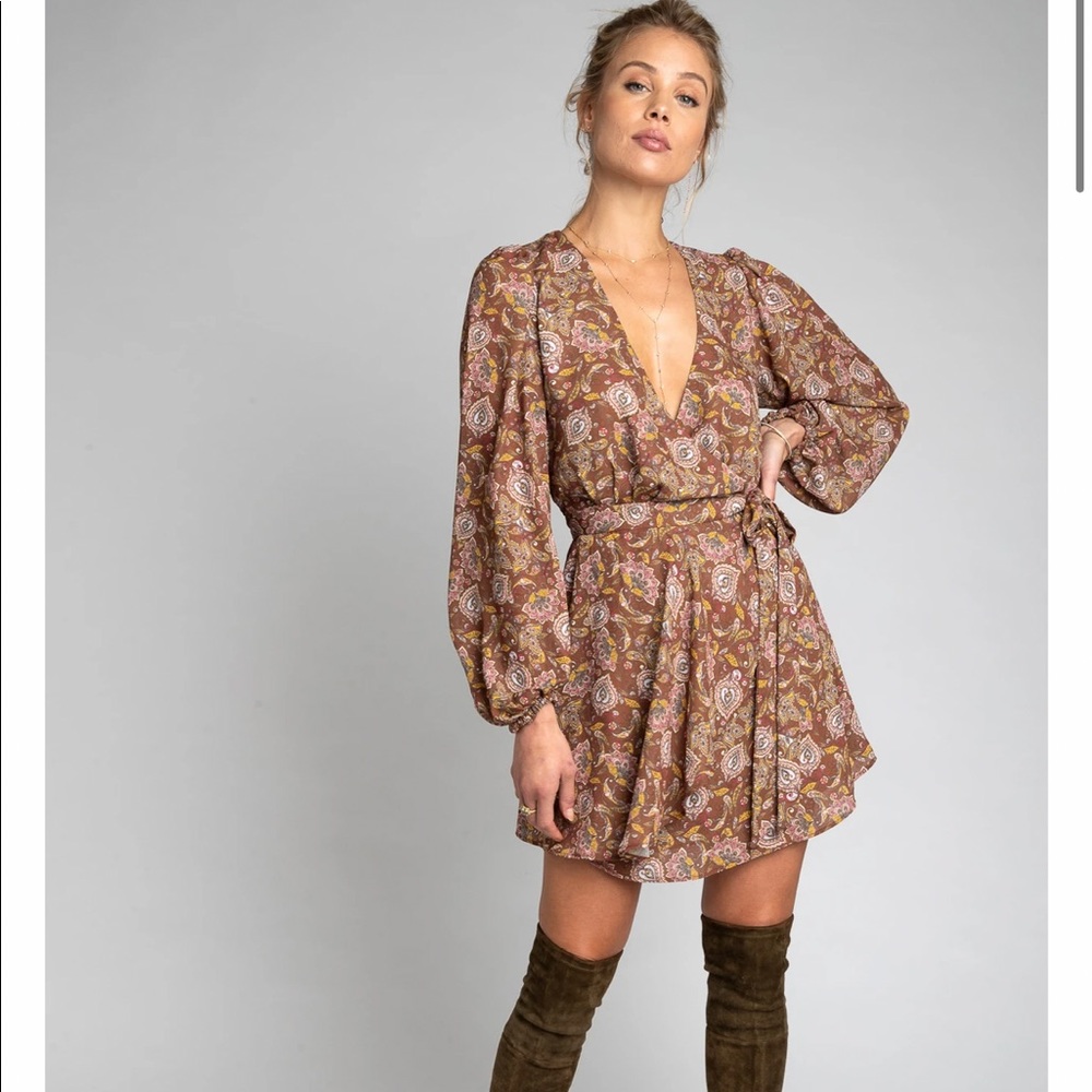 Resa wrap dress NWT